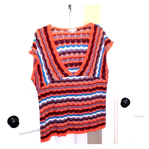 Wet Paint Sweaters - Wet Paint Striped Sweater